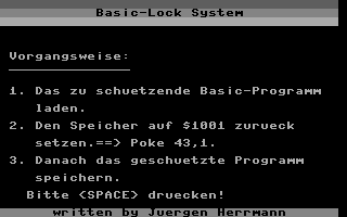 Basic-Lock System Screenshot