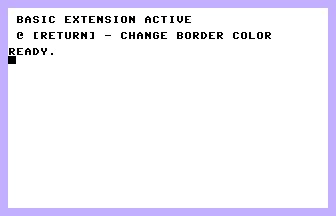 Basic Extension Screenshot