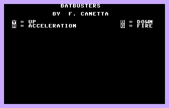 Batbusters Title Screenshot