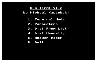 BBS Term+ V1.2 Quickv 1 Screenshot