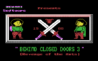 Behind Closed Doors 3 Title Screenshot