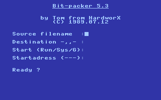 Bit-packer Screenshot