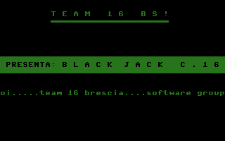 Black Jack Title Screenshot