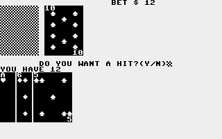 Blackjack (English) Screenshot