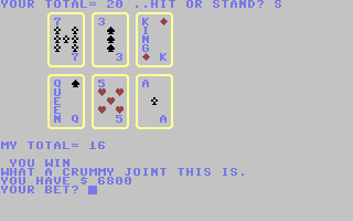 Blackjack (ICPUG) Screenshot
