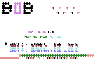 Bob (C16/MSX 33) Title Screenshot