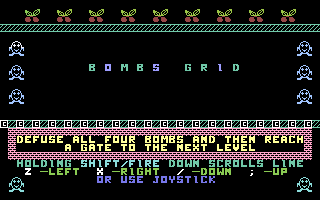 Bombs Grid Title Screenshot