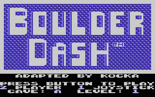 Boulder Dash 13 Title Screenshot