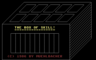 Box Of Skill Title Screenshot