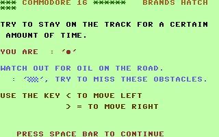 Brands Hatch Title Screenshot