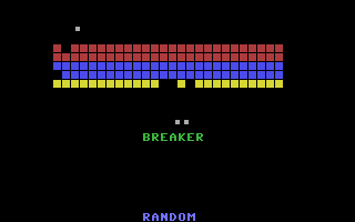 Breaker (Byte Games 25) Title Screenshot