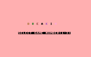 Breakin Title Screenshot