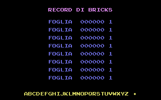 Bricks Title Screenshot