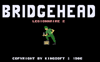 Bridgehead C16 Title Screenshot