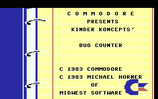 Bug Counter Title Screenshot