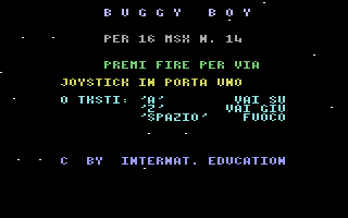 Buggy Boy Title Screenshot