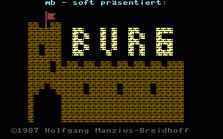 Burg Title Screenshot