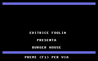 Burger House Title Screenshot