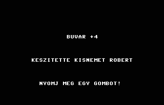 Búvár Title Screenshot