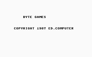 Byte Games 12 Title Screenshot