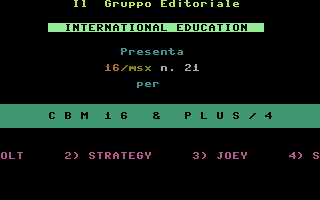C16/MSX 21 Screenshot