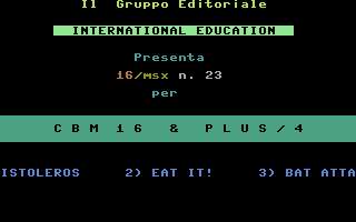 C16/MSX 23 Screenshot