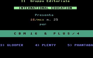 C16/MSX 25 Screenshot
