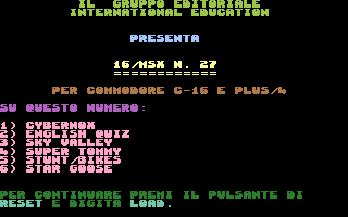 C16/MSX 27 Screenshot