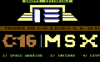 C16/MSX 10 Screenshot