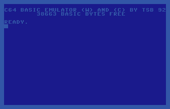 C64 Basic Emulator Screenshot