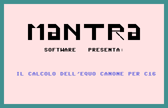 Calcolo Dell'Equo Canone Title Screenshot