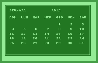 Calendario (Soft 11)