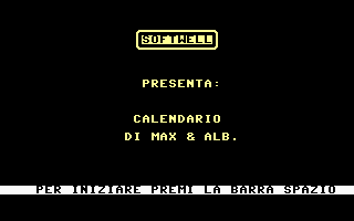 Calendario Title Screenshot