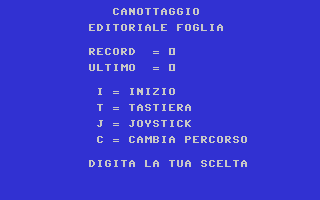 Canottaggio Title Screenshot