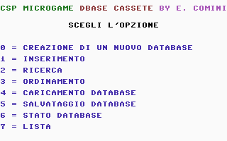 Cassette Database Screenshot