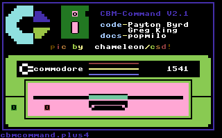 CBM-Command Title Screenshot
