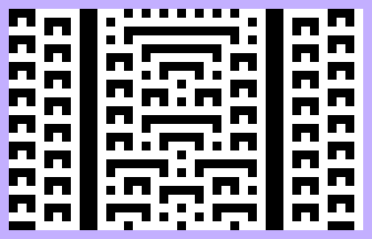 Cellular Automaton Pattern #6A