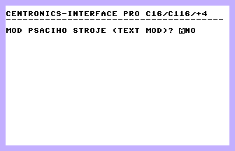 Centronics-Interface (Czech) Screenshot