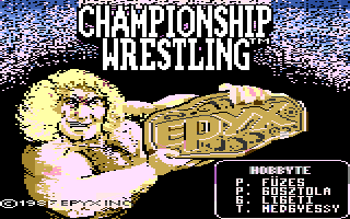 Championship Wrestling Title Screenshot