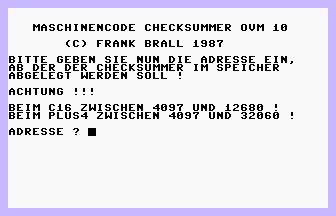 Checksummer OVM 1.0 Screenshot