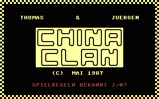 China Clan Title Screenshot