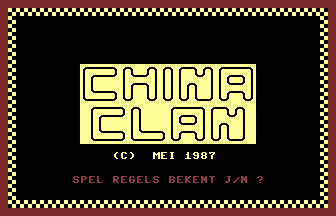 China Clan (Courbois) Title Screenshot