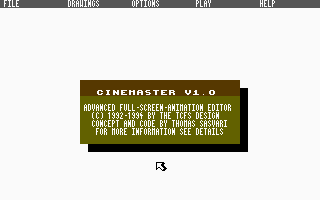 Cinemaster V1.0 Title Screenshot