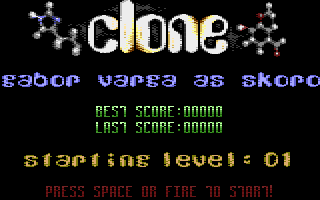 Clone Title Screenshot