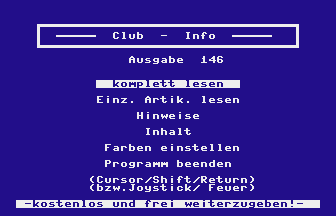 Club Info 146 Screenshot