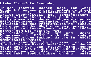 Club Info 45 Screenshot
