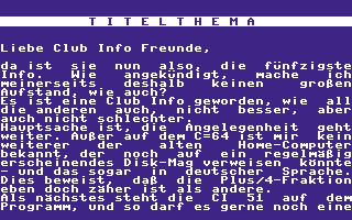 Club Info 50 Screenshot