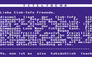 Club Info 52 Screenshot
