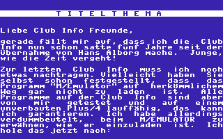 Club Info 71 Screenshot