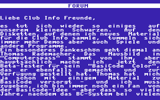 Club Info 87 Screenshot